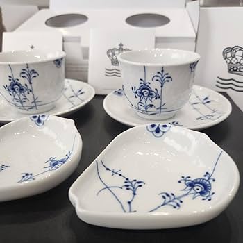 Amazon.co.jp: ロイヤルコペンハーゲン ブルーパルメッテ ペア